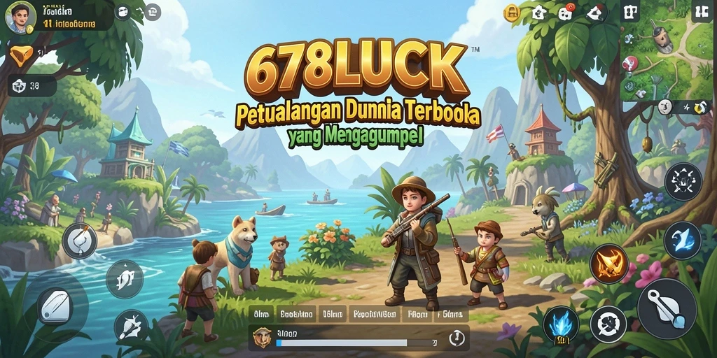 Gameplay <strong>678LUCK</strong> menunjukkan petualangan seru di dunia terbuka.
