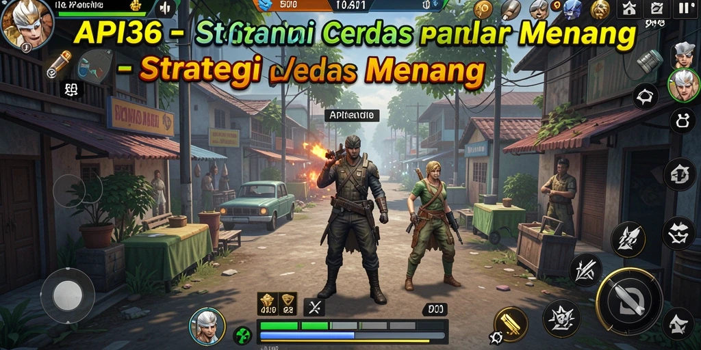 Screenshot utama API36 menampilkan saat pertempuran strategi yang mendebarkan.