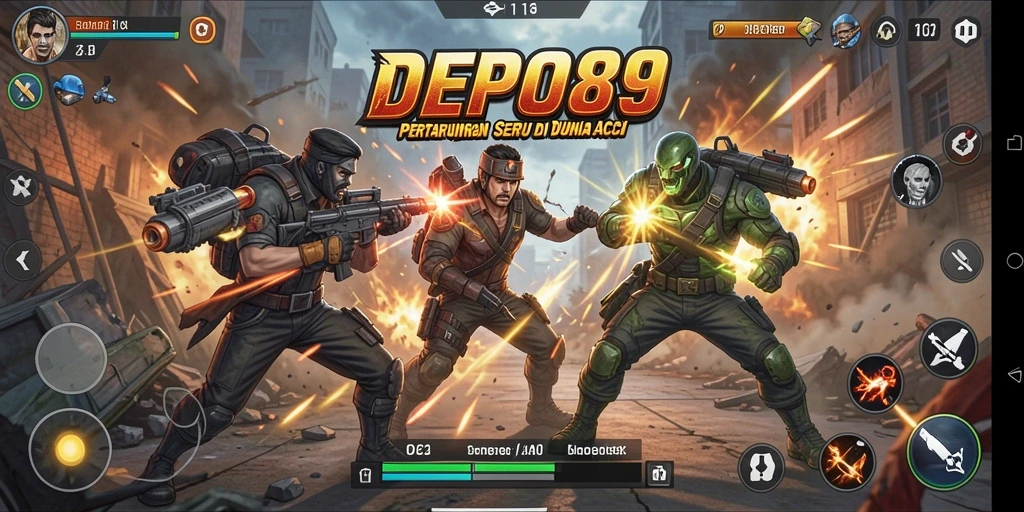 Tampilan gameplay seru DEPO89 menunjukkan aksi mendebarkan.