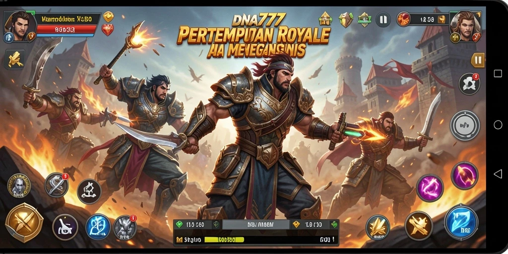Gameplay intens dalam pertempuran Battle Royale yang seru.