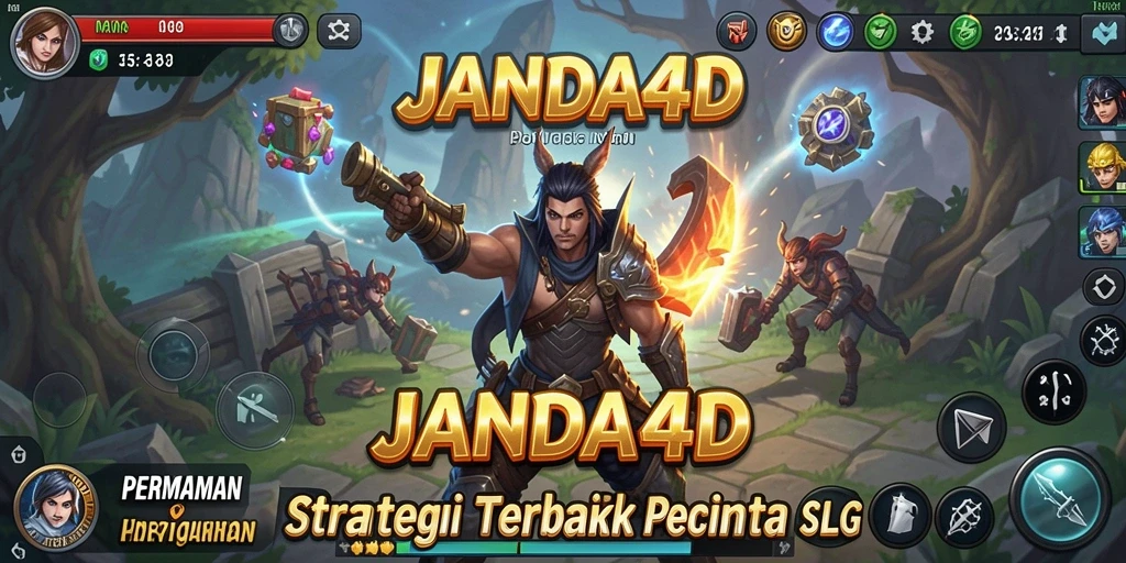 Screenshot gameplay JANDA4D menunjukkan strategi mendalam dan pengelolaan kota.