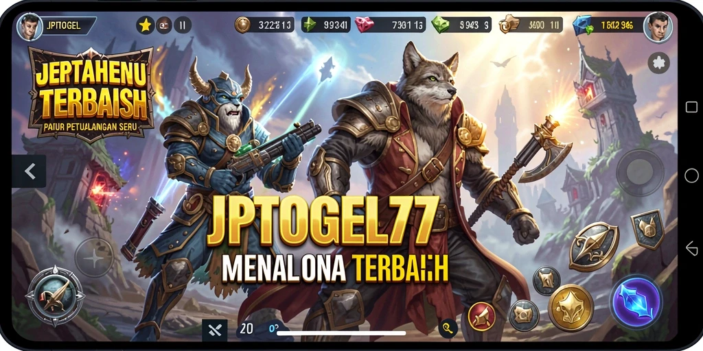 Tampilan menarik dari gameplay Tower Defense yang seru.