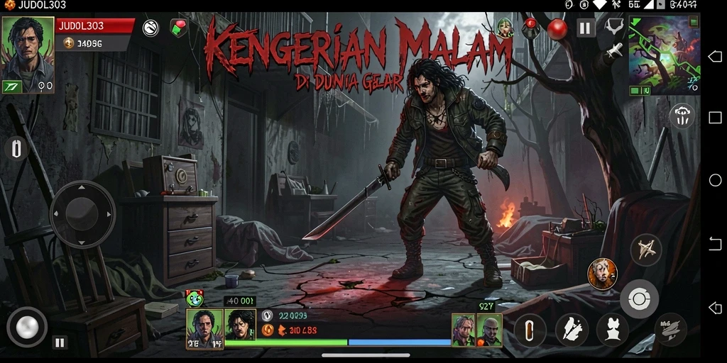 Tangkapan layar JUDOL303 menunjukkan suasana mencekam dalam gameplay.