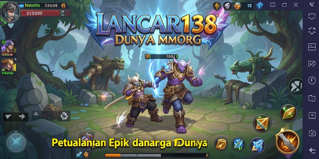 Screenshot gameplay menarik dari LANCAR138 yang menunjukkan pertempuran epik.