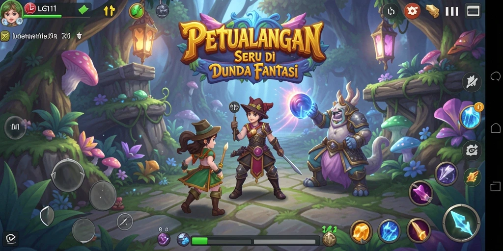 Tampilan gameplay LG111 yang menarik dalam dunia petualangan seru.