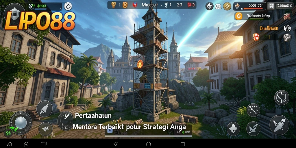 Screenshot LPO88 menampilkan aksi seru dalam gameplay Tower Defense.
