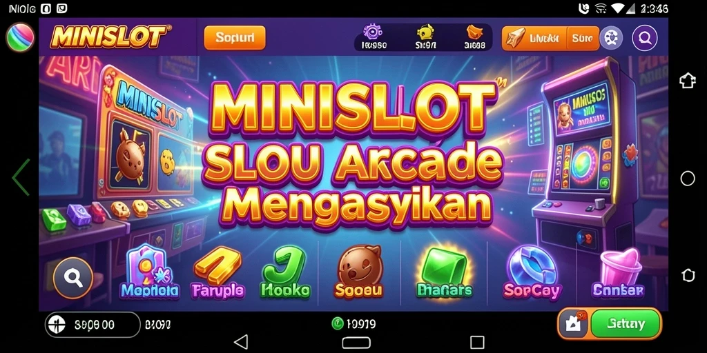Gameplay seru MINISLOT dengan tema menarik dan efek visual yang memukau.