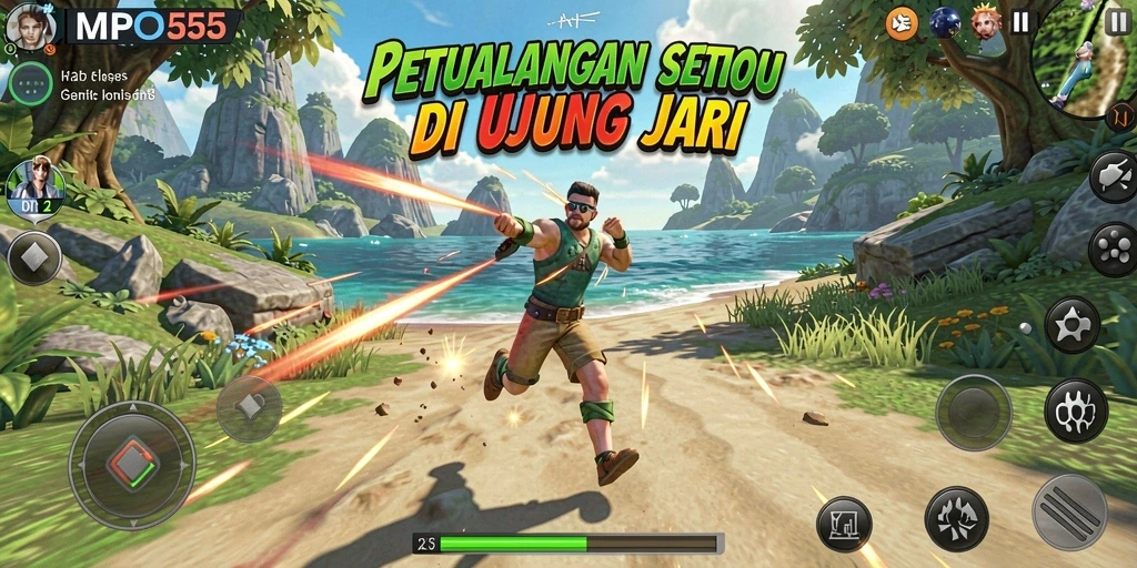 Gameplay intens dalam MPO555 dengan aksi mendebarkan.