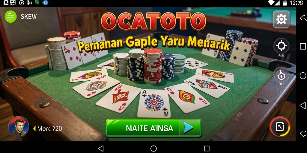 Tampilan gameplay <strong>OCATOTO</strong> yang memukau dalam game Gaple.