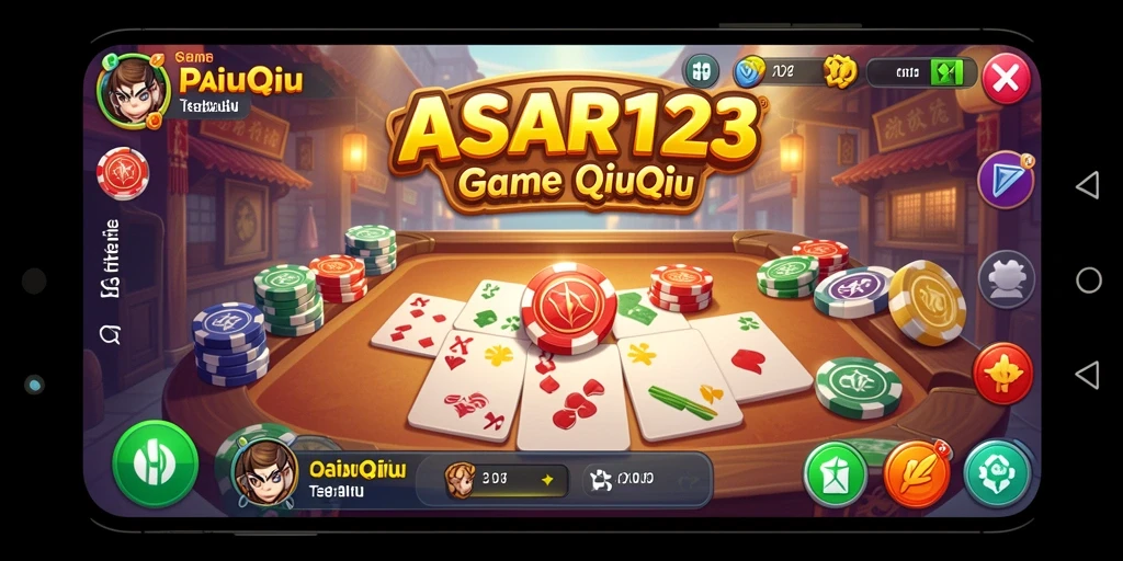 Screenshot PASAR123 menampilkan permainan QiuQiu yang seru dan interaktif.