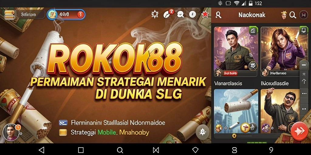 Tampilan epik pertempuran dalam ROKOK88 yang penuh strategi.