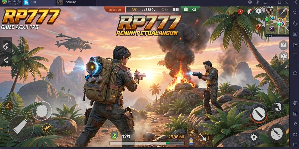 Gameplay seru dan mendebarkan dalam RP777 TPS.