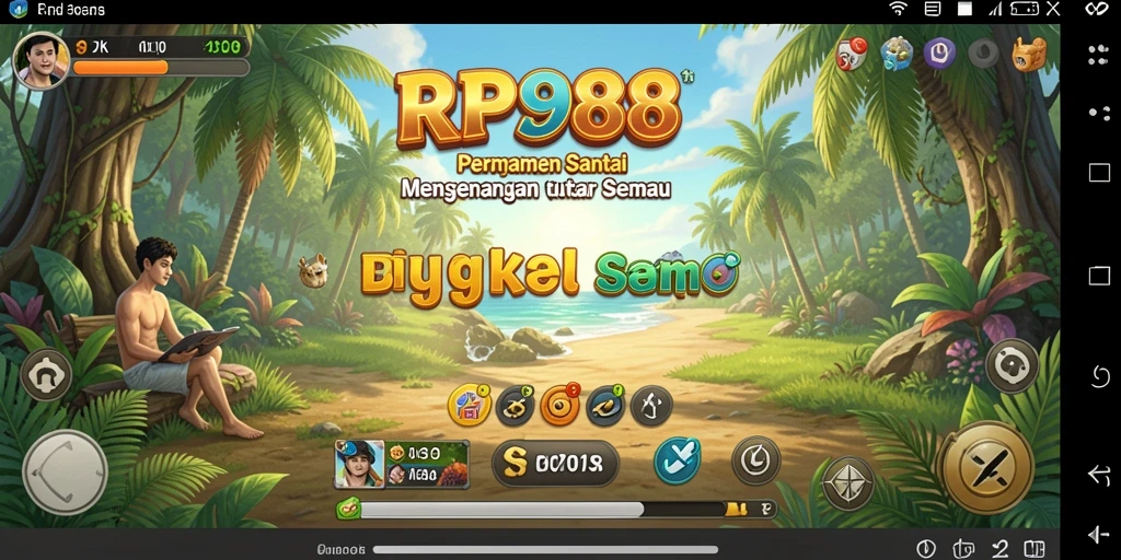 Screenshot utama menunjukkan keseruan permainan RP888 yang menyenangkan.