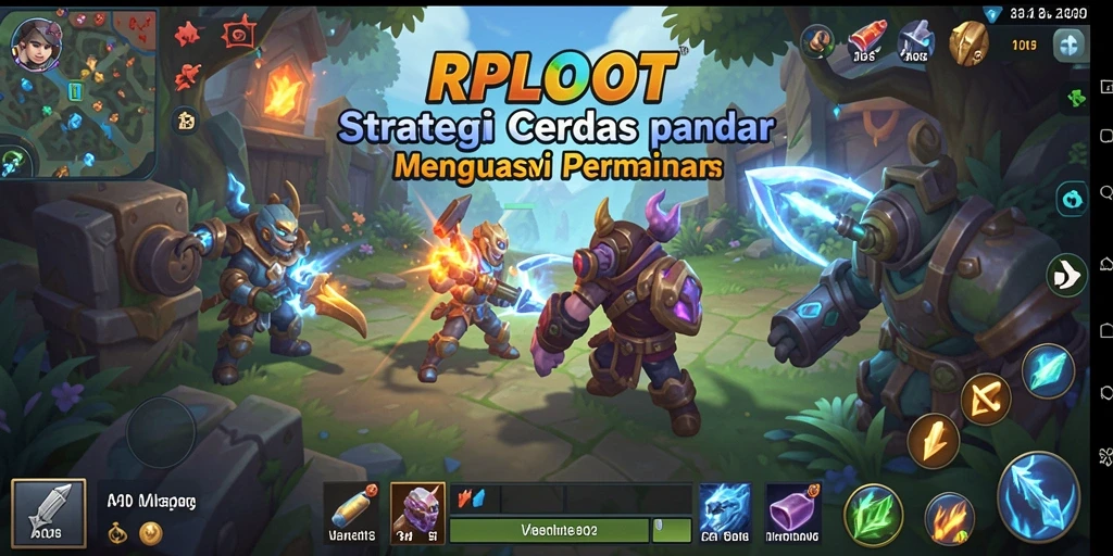 Tampilan gameplay RPLOOT yang menampilkan pertempuran taktis yang seru.