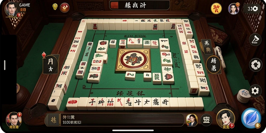 Tampilan gameplay S13 yang menantang dalam game Mahjong.
