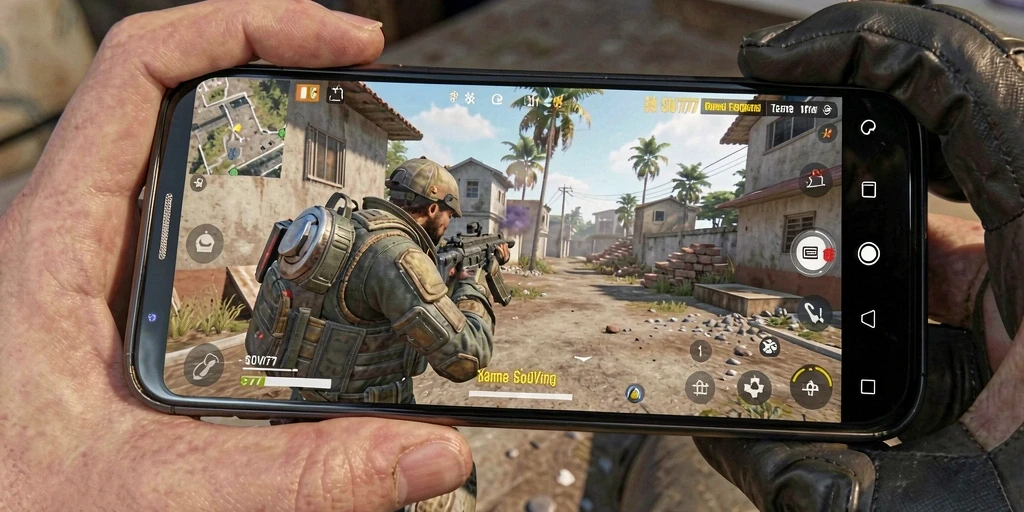 Tampilan gameplay intens dalam pertempuran FPS SOV777.