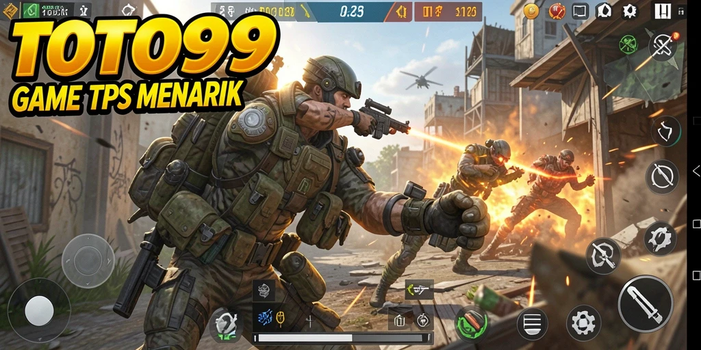 Tampilan gameplay TOTO99 dengan aksi menegangkan di arena.