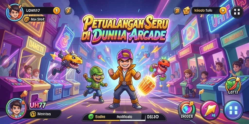 Gameplay UH77 yang seru dengan rintangan menarik.