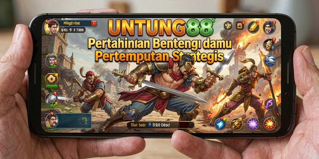 Gambaran gameplay seru di UNTUNG88 yang menantang strategi Tower Defense.